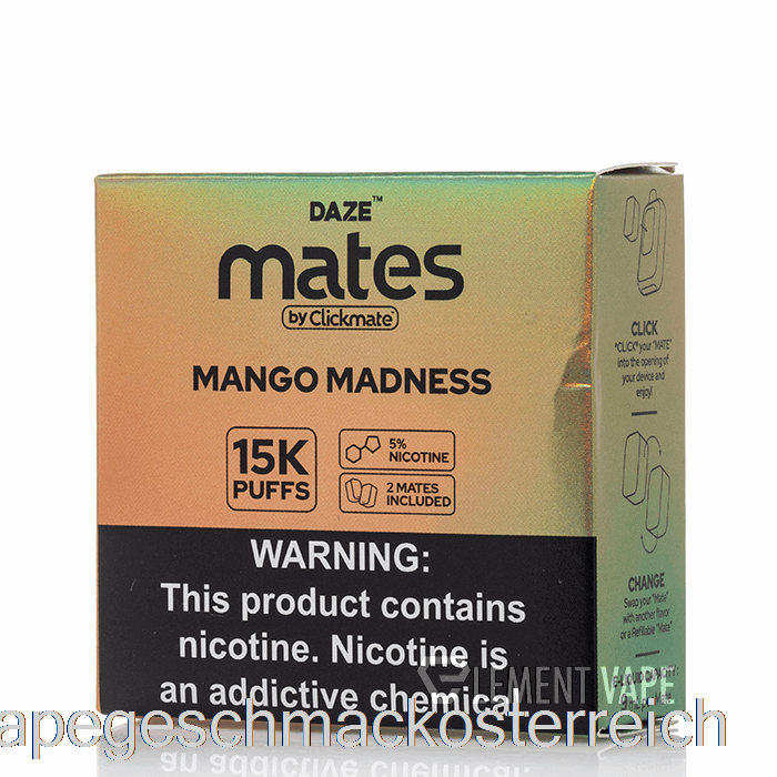 7 Daze Mate Pods Mango Madness Vape Geschmack